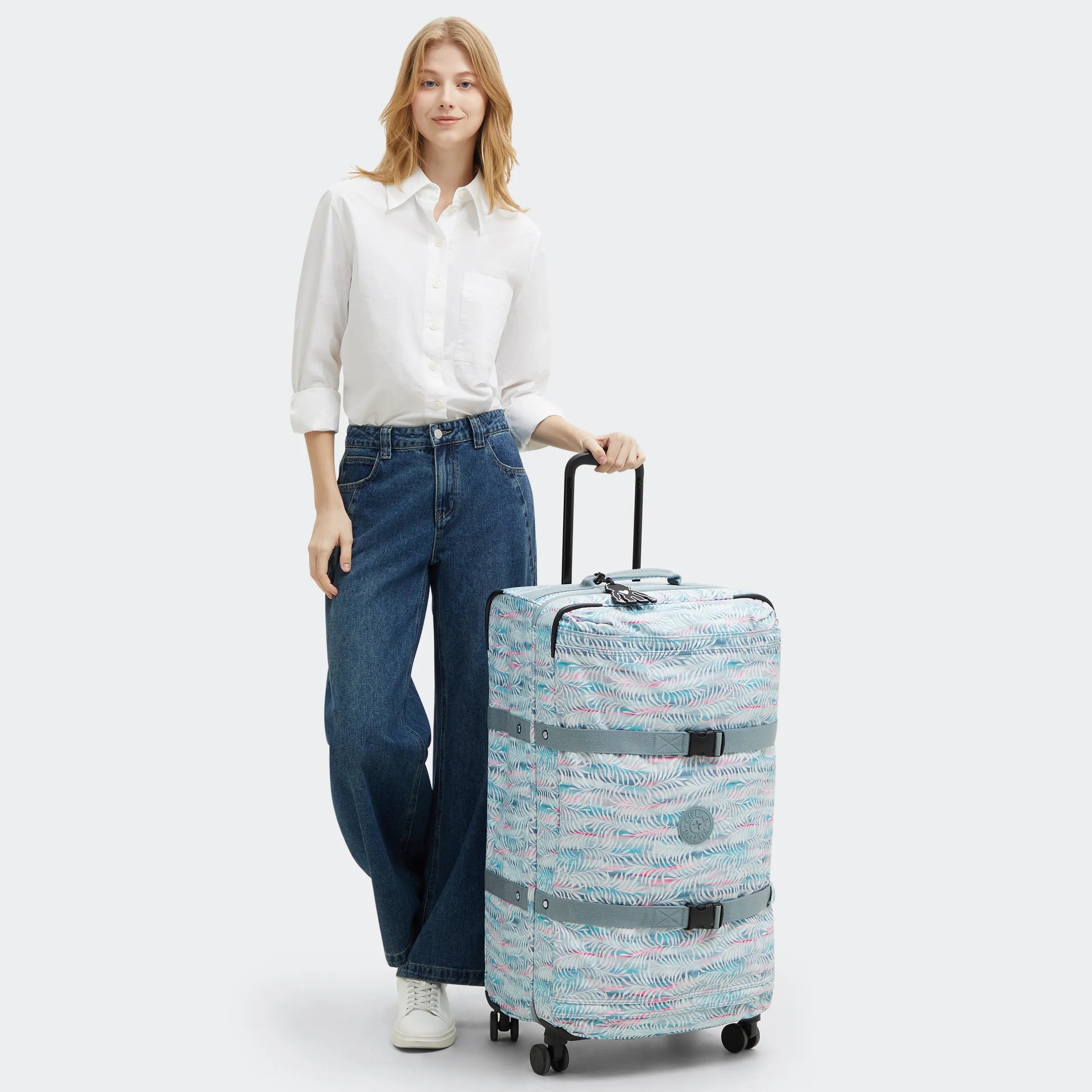 Spontaneous Large Printed Rolling Luggage - Image 2