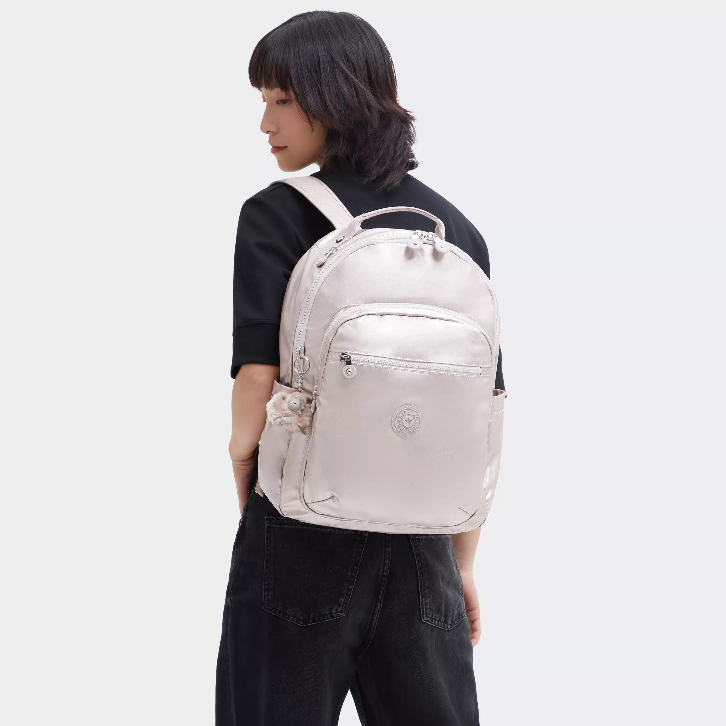 Seoul Large Metallic 15 Laptop Backpack - Image 2