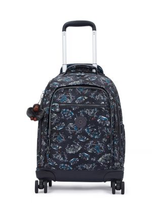 New Zea Printed 15 Laptop Rolling Backpack
