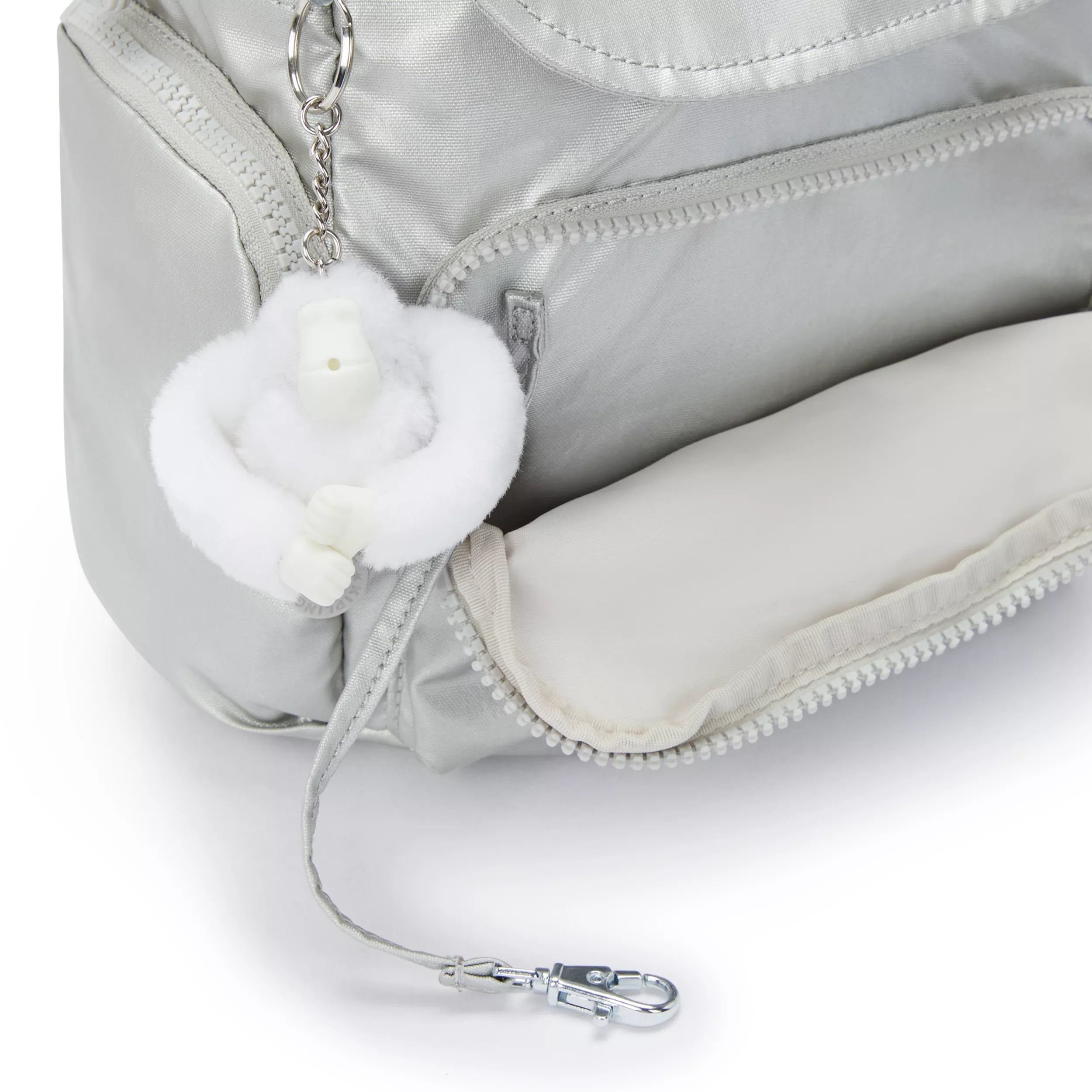 City Zip Mini Metallic Backpack - Image 8