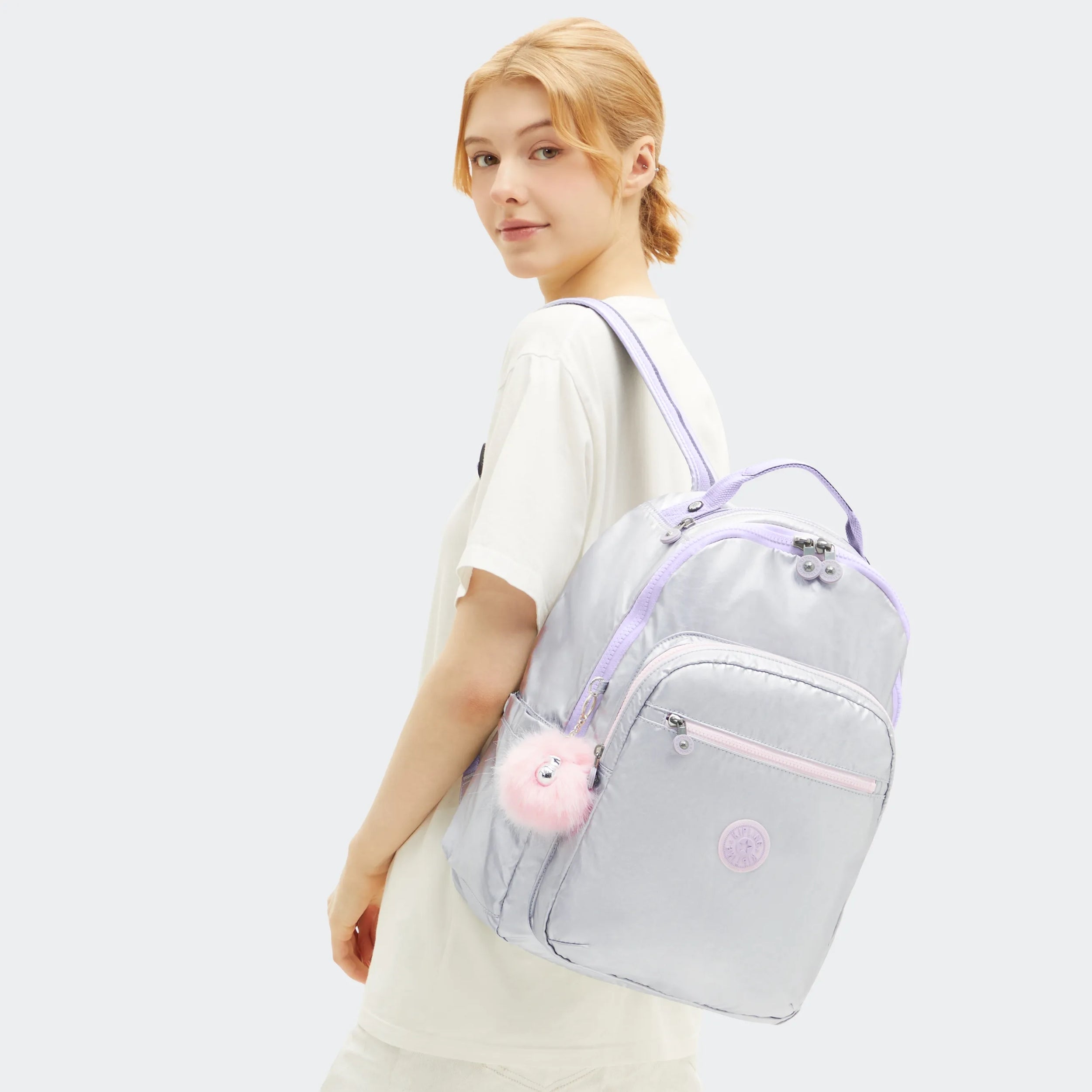 Seoul Large Metallic 15 Laptop Backpack - Image 2