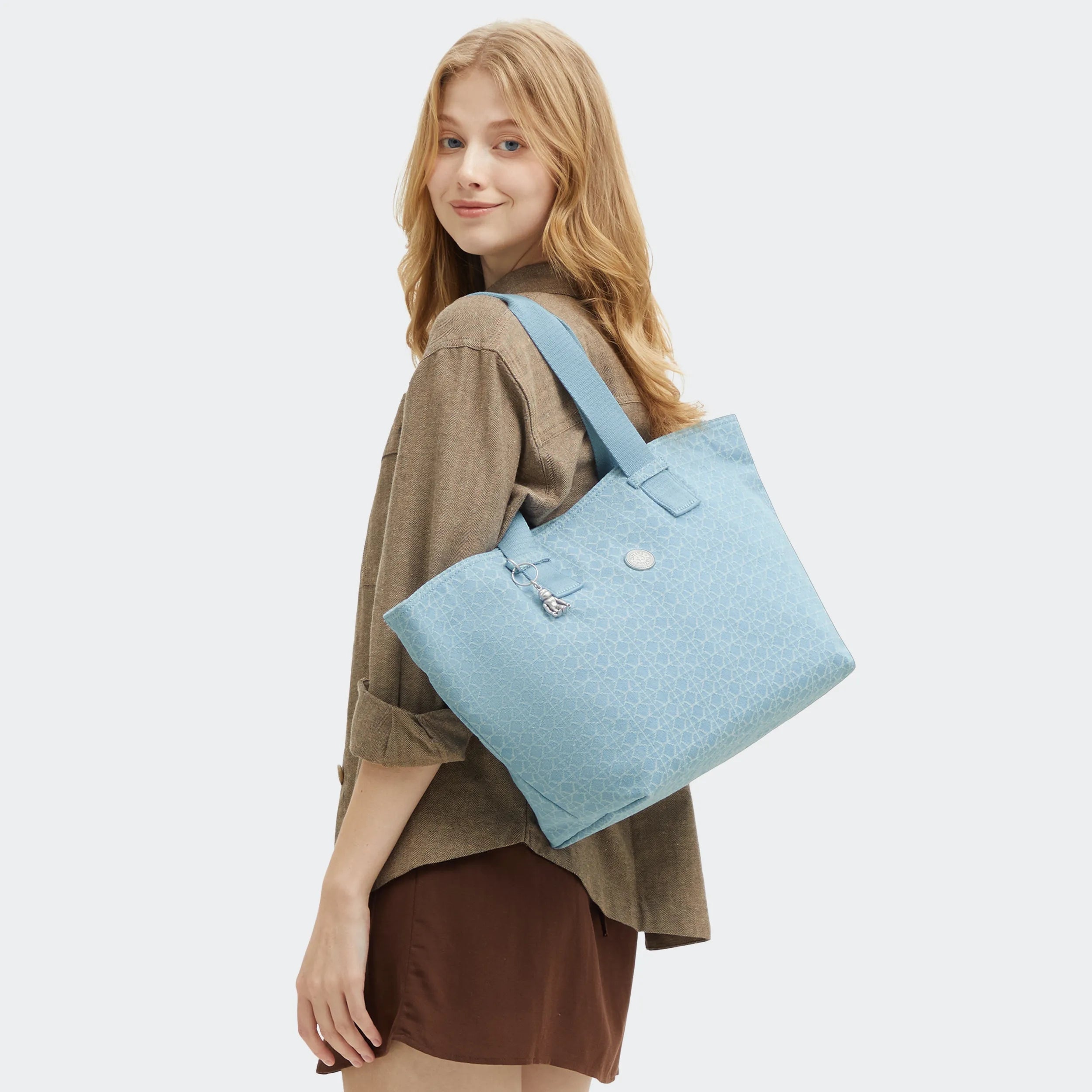 Raaja Printed Denim Tote Bag - Image 2