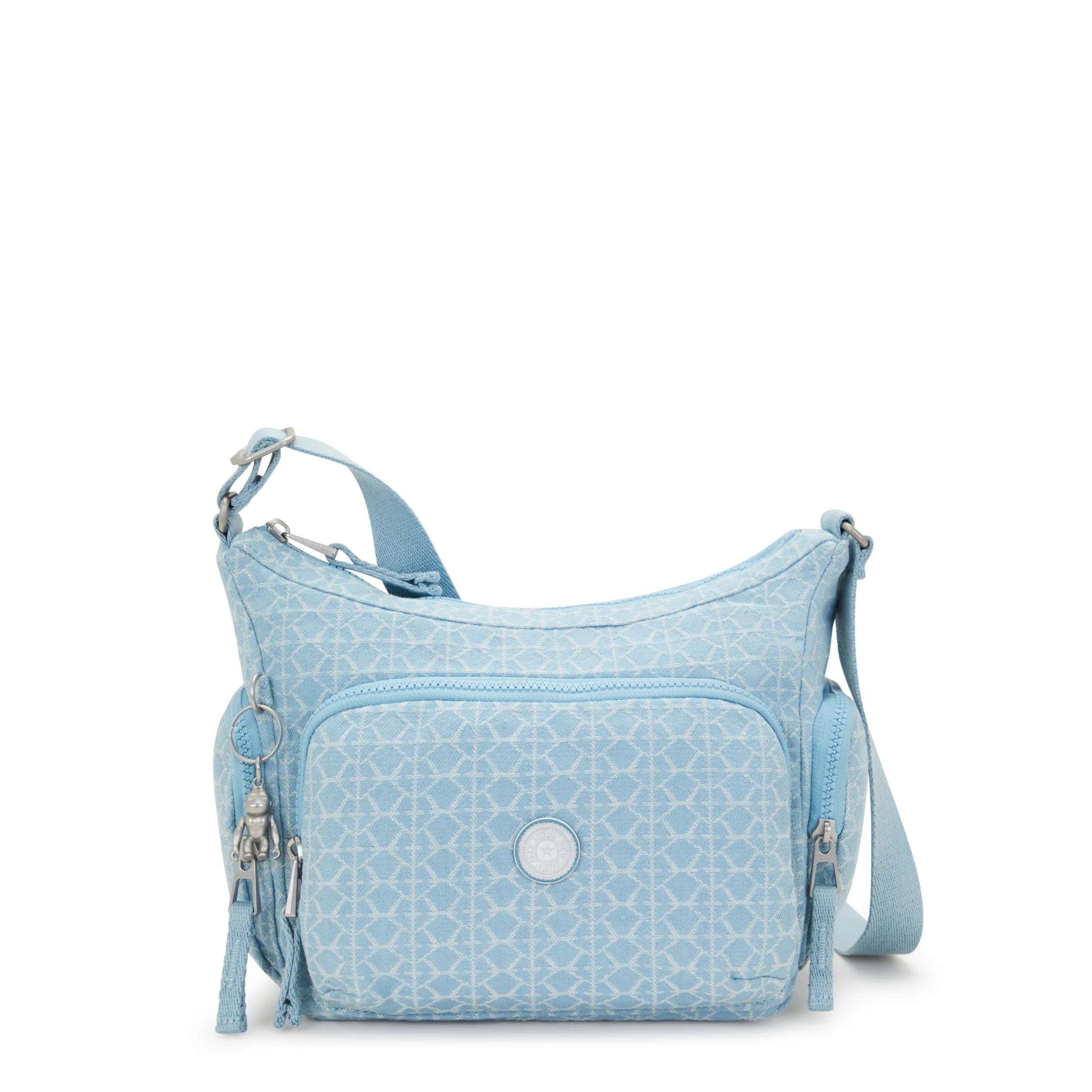 Gabb Small Printed Denim Crossbody Bag