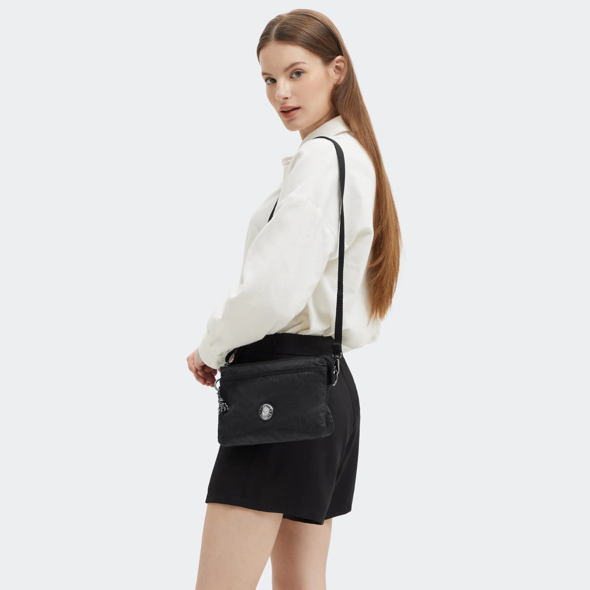 Riri Jacquard Crossbody Bag - Image 2