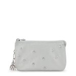 Creativity Large Studded Metallic Pouch