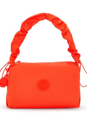 Eleni Medium Smooth Satin Shoulder Bag